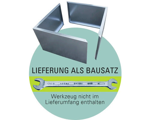 Palatino Pflanzkübel Pflanzkasten Lotte witterungsbeständig 240l 120x40cm - 4260445866593