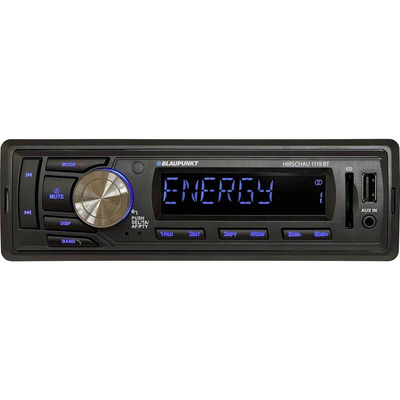 Blaupunkt Autoradio HIRSCHAU 1119BT Bluetooth Freisprecheinrichtung schwarz USB - 4260499854386