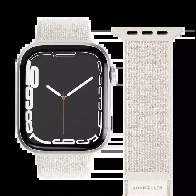 Vonmählen Fitness Loop 2 Band Armband Cream Uhr Nylon Silikon 40/41/42mm - 4251483684720