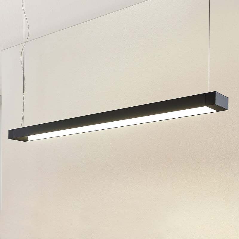 Arcchio Pendelleuchte Hängeleuchte Cuna LED Lampe schwarz 122cm Metall 3200Lumen - 4251096568547