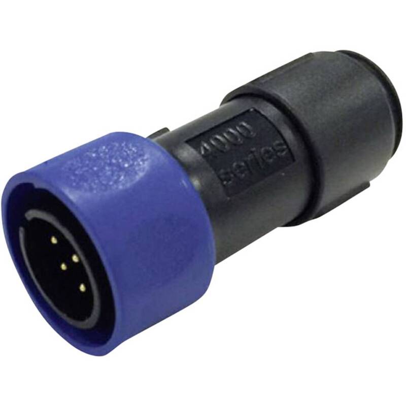 Bulgin Rundsteckverbinder Kabeldose Stecker Serie Buccaneer 4000 Schwarz 3 STÜCK - 2050005356716