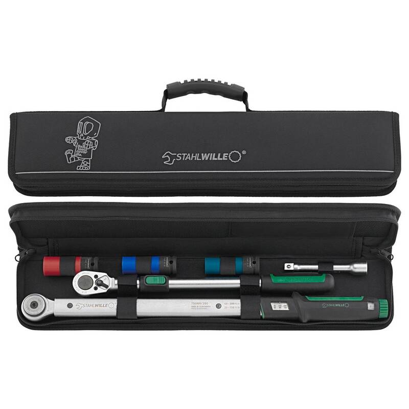 Stahlwille Drehmomentschlüssel Heizkörper 750NR 1/2" 40-200Nm Softcase schwarz - 4018754363124