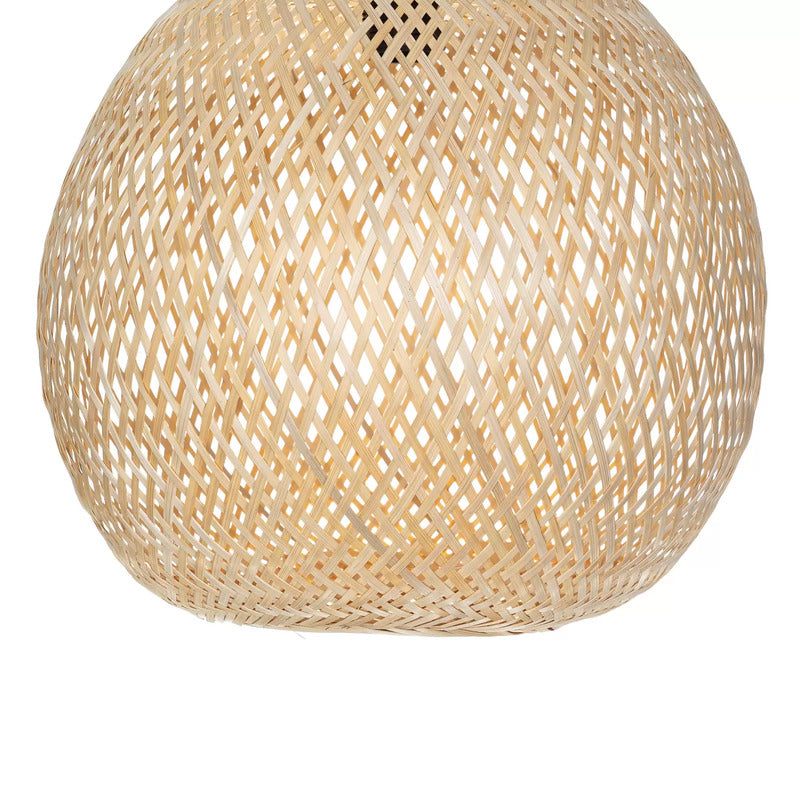 Lindby Deckenleuchte Dabila Bambus Deckenlampe Lampe Leuchte Pendellampe Ø 35 cm - 4251911764840