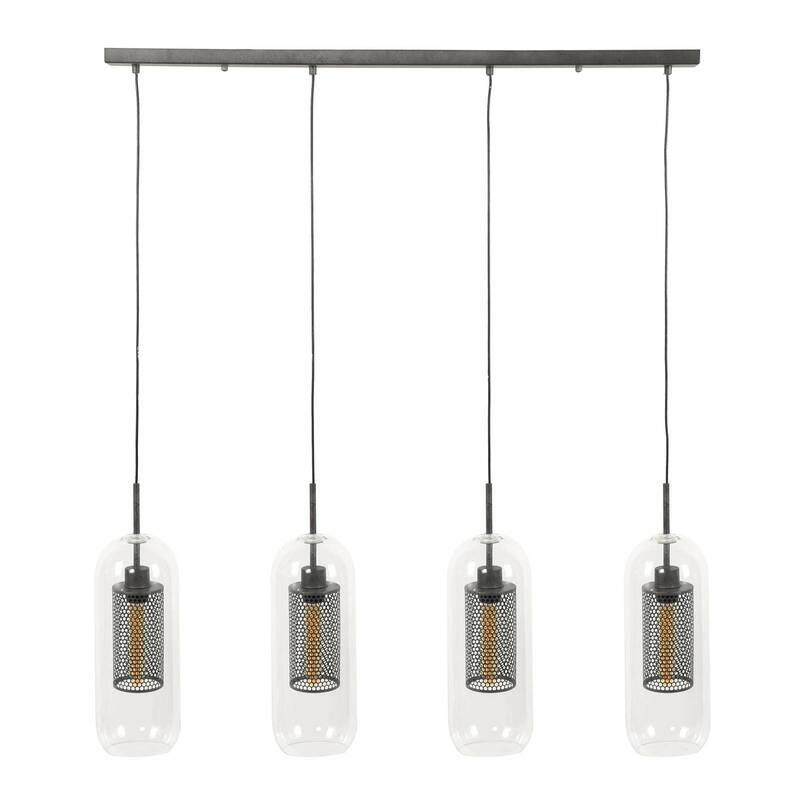 Zijlstra Hängeleuchte Kamilian Hängeleuchte Lampe Leuchte 4-flammig E27 altsilbe - 8713244072802