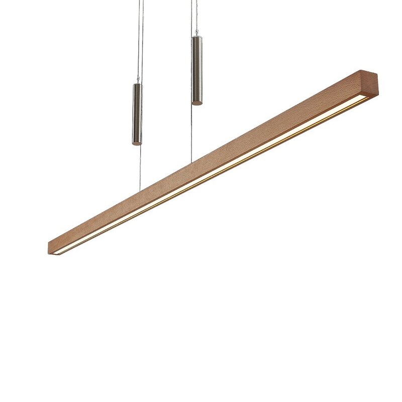 Lucande LED Hängeleuchte Pendelleuchte Tamlin Holz Buche natur Esszimmer Wohnzim - 4251096562507