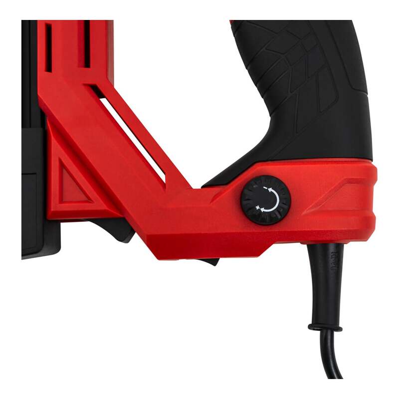 STIER Elektro-Kombi-Tacker TK-18 230V Nagler Tacker Handtacker 400 Nägel Klammer - 4251709612032