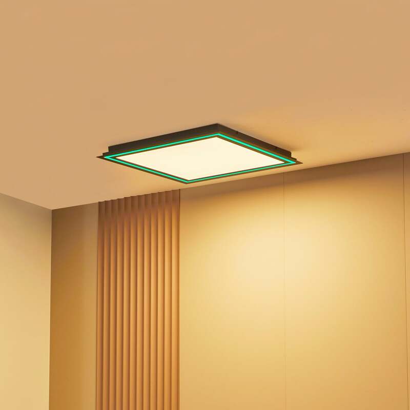 Lucande Deckenlampe Deckenleuchte LED weiß Leicy RGB CCT Fernbedienung Lampe119 - 4251911766240