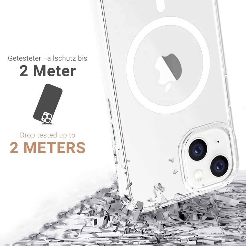 Backcover Hülle Case JT Berlin iPhone 13 Transparent MagSafe Pankow Clear - 4260464229195