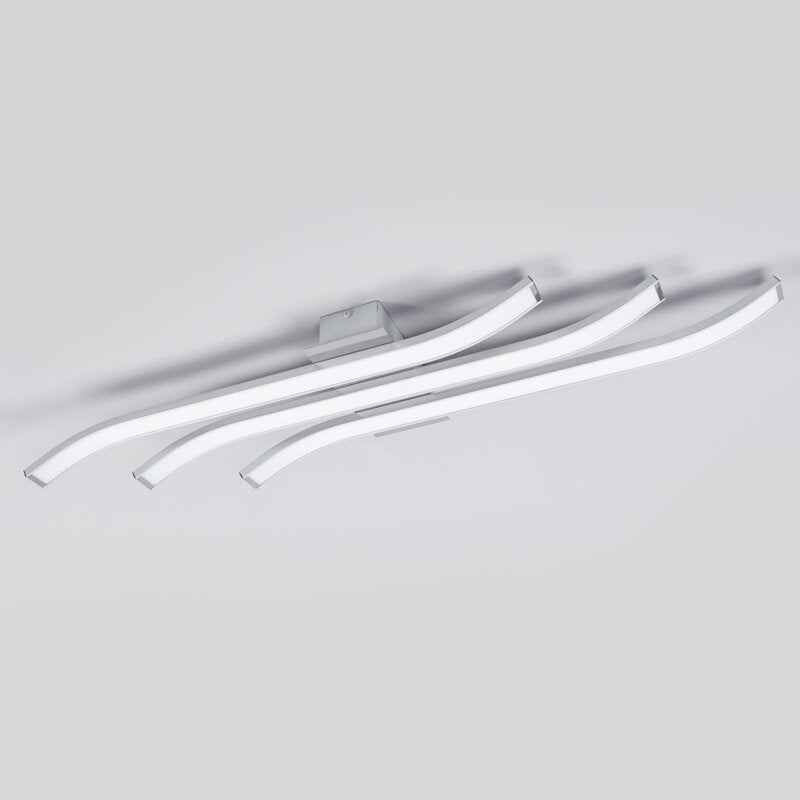 Domiluce Deckenlampe Deckenleuchte LED Largo Aluminium Weiss 3 flammig 83 cm - 5905563001899