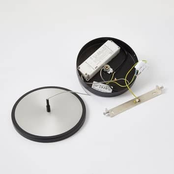Rothfels Gion LED-Pendellampe Hängeleuchte Hängelampe Lampe 1flammig alu schwarz - 4251096569643