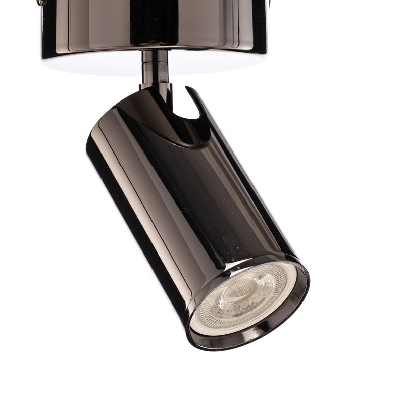 Lucea Deckenstrahler Spotte Deckenlampe Deckenleuchte schwarz-chrom 1-flg GU10 - 8698525602896