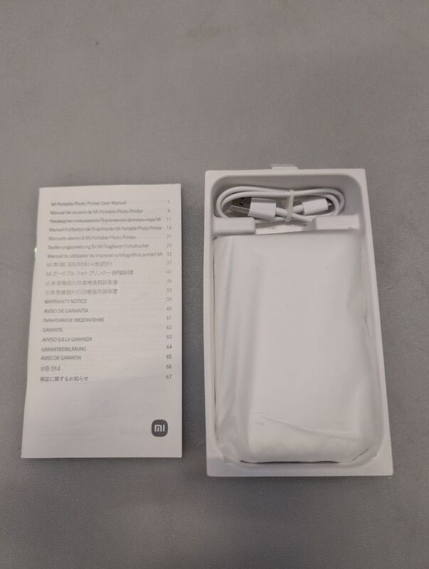 Xiaomi Fotodrucker Mi Portable Photo Printer ZINK Bluetooth 313x400dpi 500mAh - 6934177715488