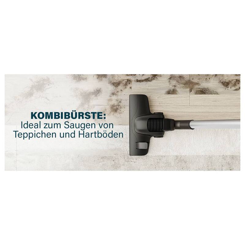 Princess Staubsauger Bodenstaubsauger 800W HEPA Staubbeutel schwarz 4l 9m - 8711387998386