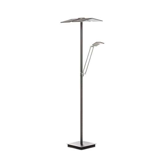 Lucande Kamari LED-Stehlampe Stehleuchte Deko-Standleuchte anthrazit m. Lese16 - 4251911729719