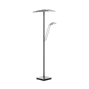 B-Ware Lucande Kamari LED-Stehlampe Stehleuchte Deko-Standleuchte anthrazit m. Lese16