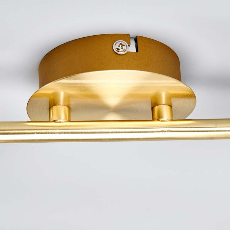 Lindby Deckenleuchte Deckenlampe Elaina messing Glas E14 Opalglas 6 flammig736 - 6291106553338