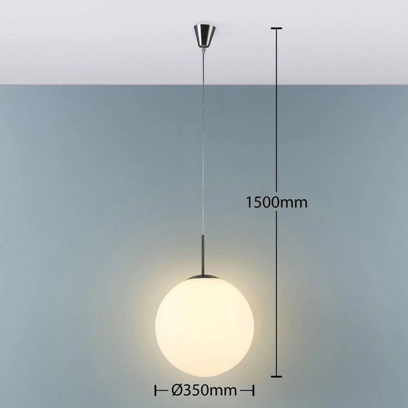 Lindby Kugel-Hängeleuchte Marike Pendelleuchte Deckenlampe Lampe E27 Opalglas10 - 4251096539653