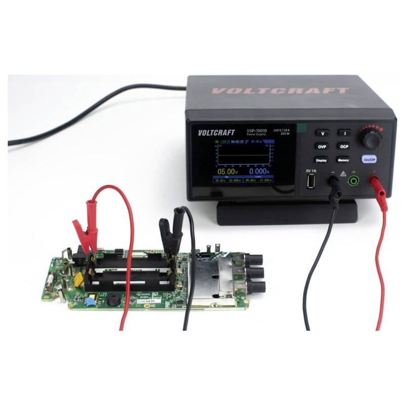 Voltcraft Labornetzgerät DSP-15010 0-150V 10A 500W USB einstellbar kompakt 1x - 4064161484570