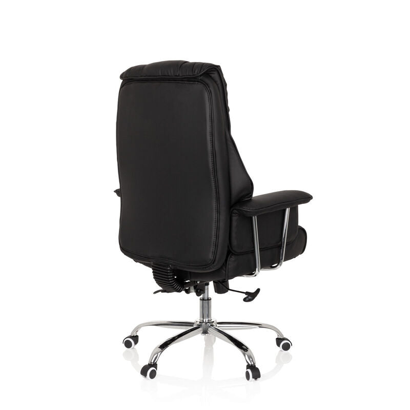 hjh OFFICE Bürostuhl Chefsessel COMMANDER Schreibtischstuhl schwarz Kunstle242 - 4251084672331