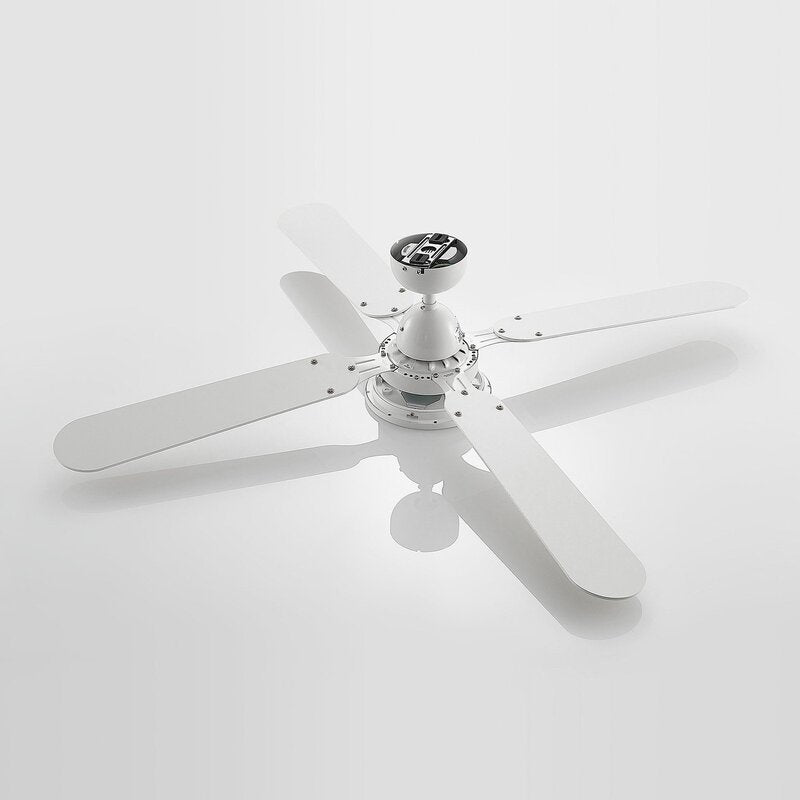 Lindby Deckenventilator Ventilator LED Fernbedienung Tedric weiß MDF Stahl Holz - 4251911788495