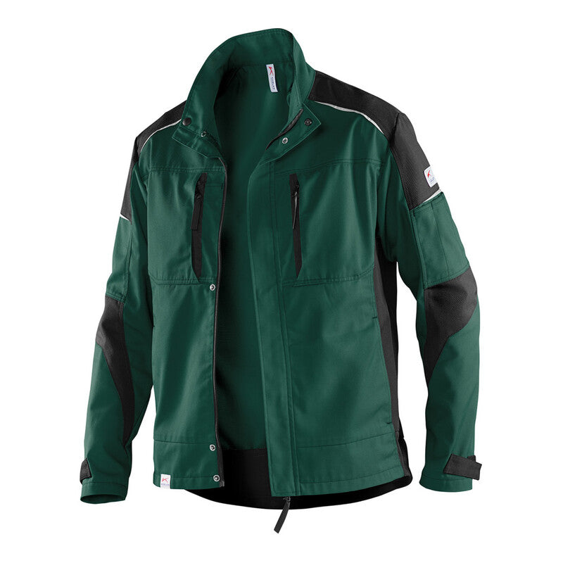 Kübler ActiviQ Jacke Form 1250 moosgrün/schwarz Größe L ergonomisch geschnitten - 4053813270081