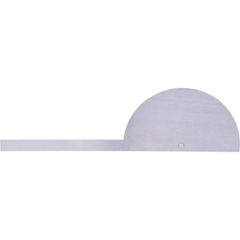 KS Tools Winkelmesser 180° Edelstahl präzise Messung 400mm schwarz graviert - 4042146067741