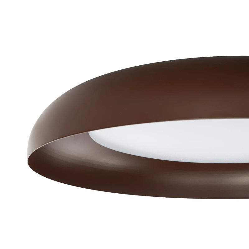 Lindby Deckenleuchte Florie LED Lampe Leuchte warmweiß braun Ø40cm 1200Lumen - 4255830911415
