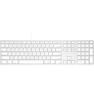 B-Ware Matias USB Tastatur Keyboard FK316CS für Mac QWERTY Silber 1,5m Kabel 455g EN US