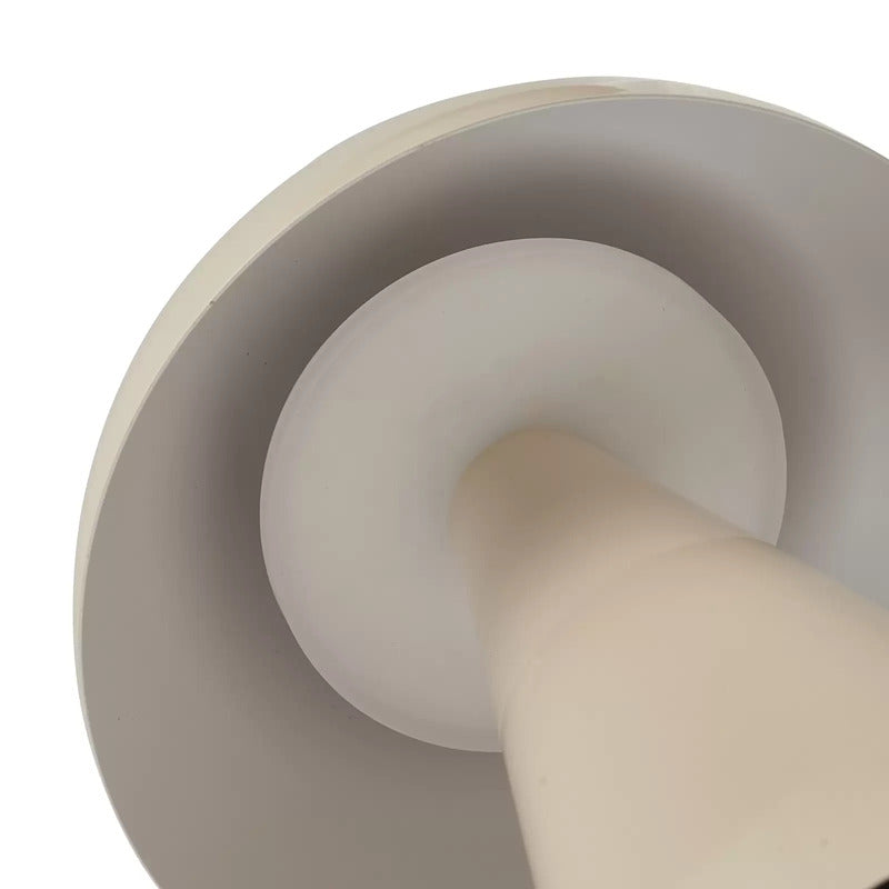 Lindby LED-Akkutischlampe Nevijo beige Ø20c m USB Dimmer Lampe Leuchte Spot - 4251911791518