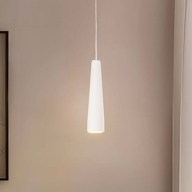 Euluna Hängeleuchte Lectra LED Pendelleuchte dimmbar Keramik weiß 32cm hoch - 5903282711198