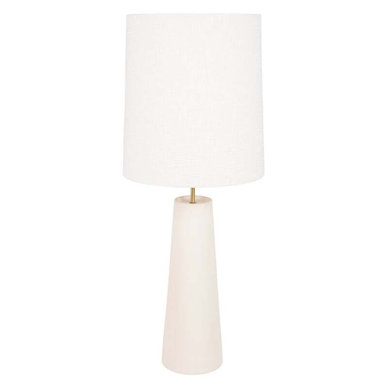 MARKET SET Tischleuchte Lampe Keramikfuß weiß 101cm E27 Designer-Leuchte 60W - 3188000774354