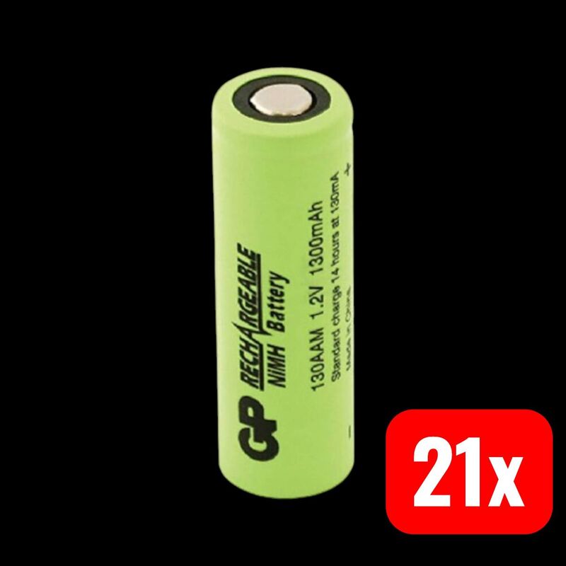 GP Mignon AA Akku NiMH 1300 mAh 1.2 V wiederaufladbar für Geräte 1 Stück - 4891199053467