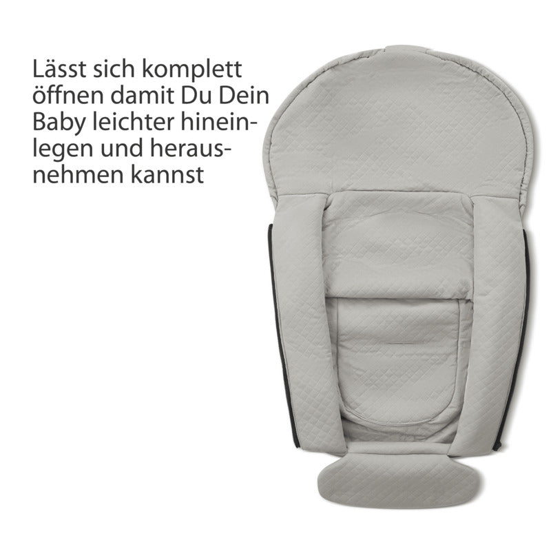 ABC Design Fußsack Babyschale Babywanne Neugeborene Diamond Edition Powder Beige - 4045875068072