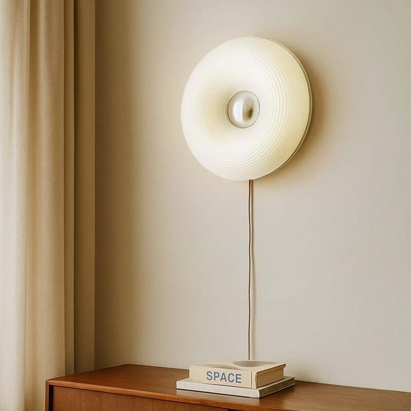 Lindby Tischleuchte Wandlampe Lampe LED Fjora weiß chrom dimmbar - 4255830905513