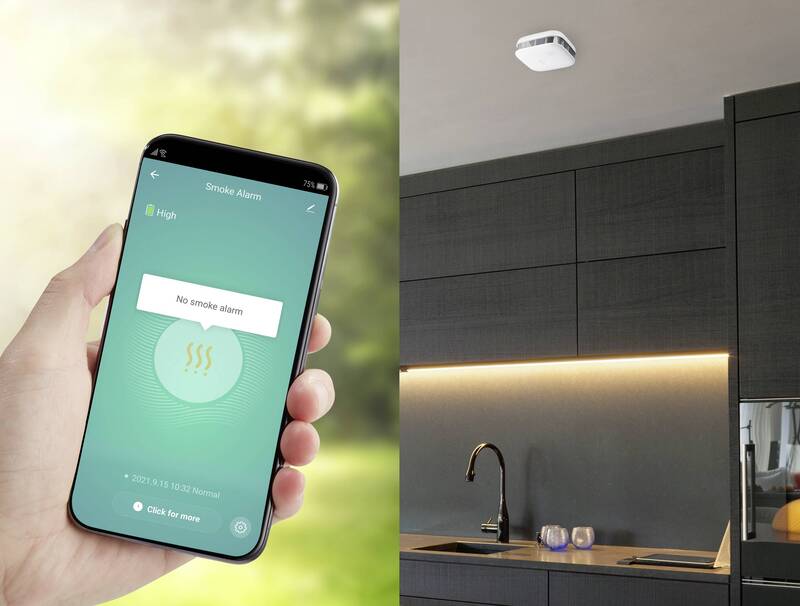 Sygonix WLAN Funk-Rauchwarnmelder Rauchmelder App-Steuerung batteriebetrieben585 - 4064161198835