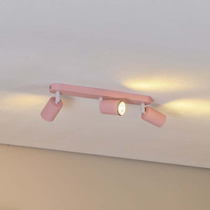 B-Ware TK Lighting Deckenstrahler Livia LED Strahler dimmbar rosa 3-flg 52cm Metall