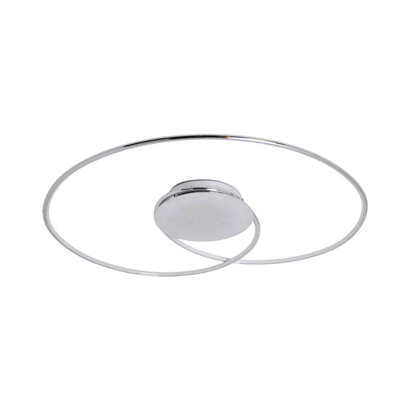 Lindby Deckenlampe Deckenleuchte LED Joline chrom Metall weiß Wohnbereich 74233 - 4251096525380