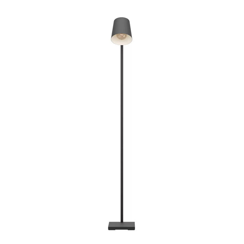 Eglo Stehleuchte Lacey, Höhe 159,5 cm schwarz Stahl Stehlampe Leuchte Lampe Spot - 9002759436148