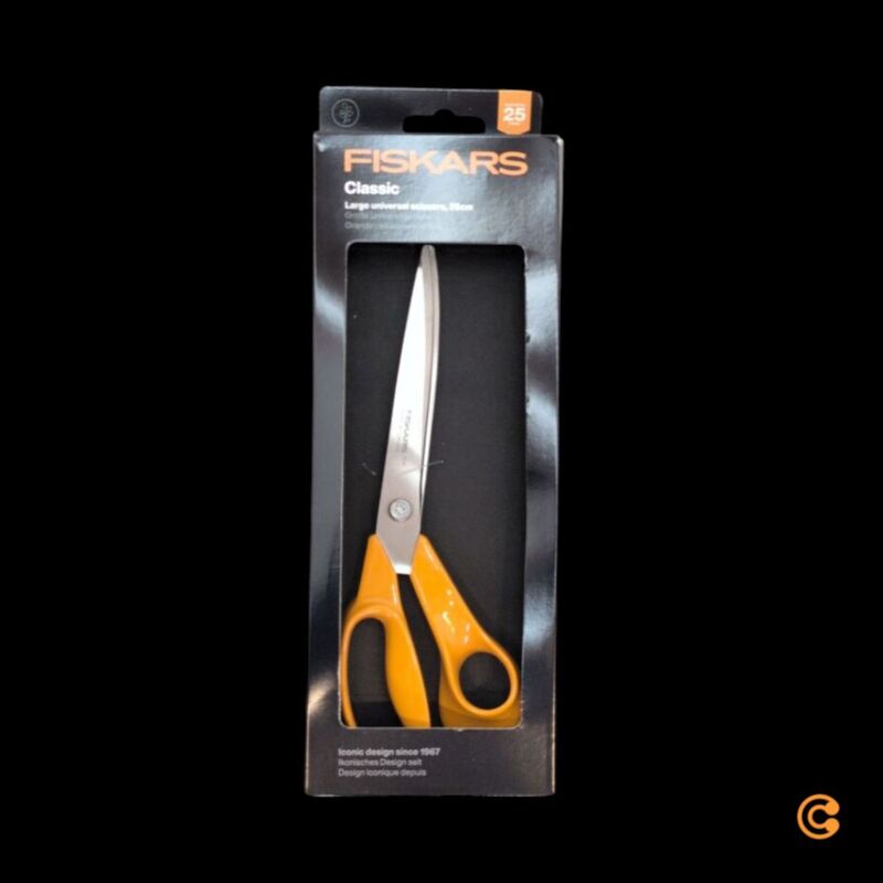 Fiskars Universalschere Schere 250mm Qualitätsstahl ergonomisch orange für - 6424002019558