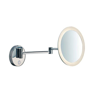 B-Ware SLV Wandleuchte Wandlampe Maganda LED Touch-Schalter CCT chrom Ø21,6cm Licht