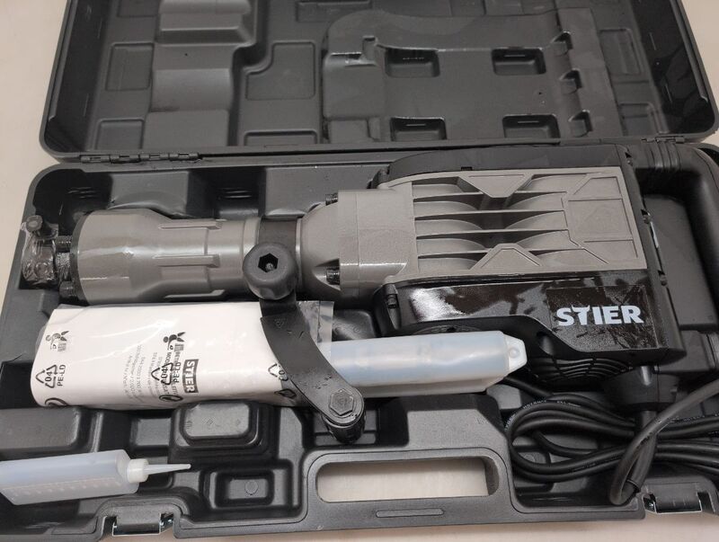 STIER Abbruchhammer 1700W 50J 2000Schläge/min Werkzeug Bohrhammer 30mm Sechskant - 4251709614920