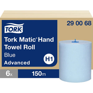 B-Ware Tork Papierhandtücher blau 900m Handtuchrollen Hygienepapier für Tork H1 Rolle