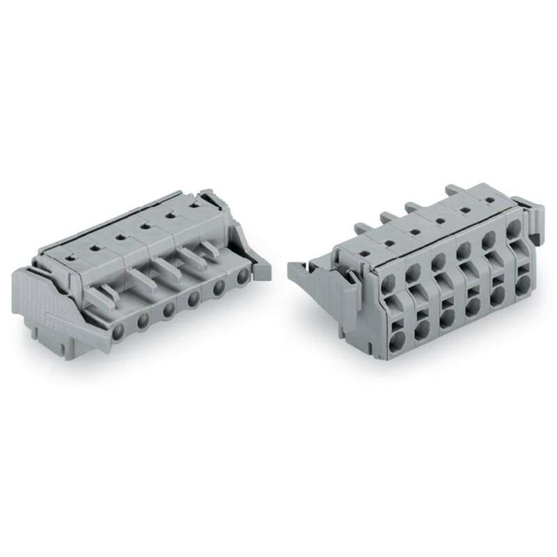WAGO Buchsengehäuse Kabel Stecker Verbinder Grau 9polig 231 7,50 mm 25 Stück - 4044918563888
