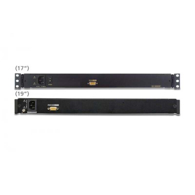Aten Slideaway console 17" LCD SWISS-GERMAN KEYBOARD VGA KVM Switch - 5712505730843