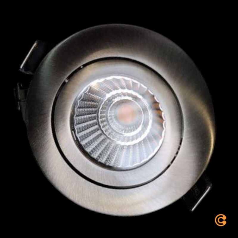 Deko Light LED Einbauspot Einbauleuchte Dione LED fest eingebaut Nickel - 4042943175236