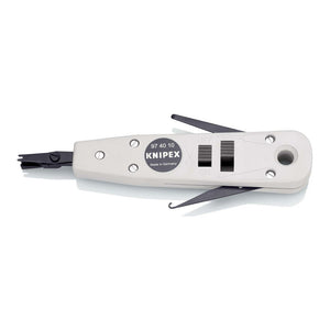 B-Ware Knipex Anlegewerkzeug LSA-Plus 175mm Kunststoff UTP STP Kabel 0,4-0,8mm brüniert