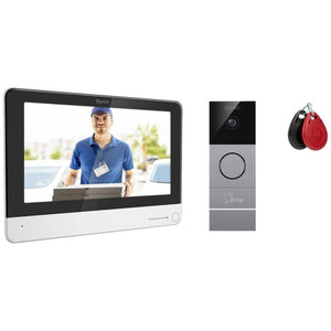 B-Ware Byron Video-Türsprechanlage WLAN Komplett-Set DIC-23312 Touchdisplay HD Kamera