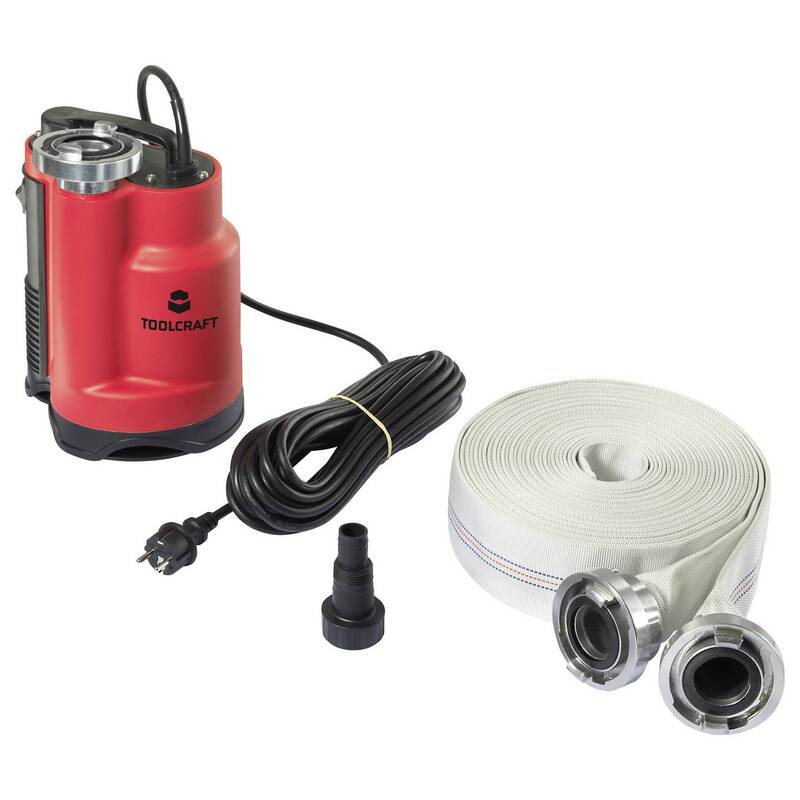 TOOLCRAFT TO-9920238 Schmutzwasser-Tauchpumpe 13000 l/h 9 m Pumpe 5.35kg - 4064161341590