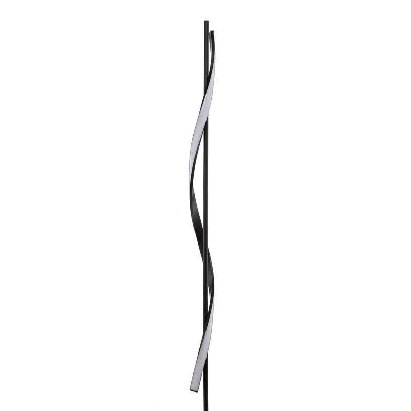 Lindby Stehleuchte Stehlampe Munja LED dimmbar schwarz 150cm warmweiß Metall - 4251911756289