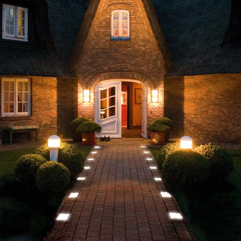Top Light Pflasterstein Light Stone Beton LED Leuchte 8x8cm IP68 befahrbar Licht - 4251349301907